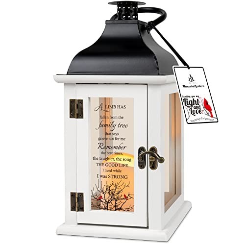 Memorial Lantern – Sympathy Gifts for Loss of Loved One, Remembrance & Funeral G