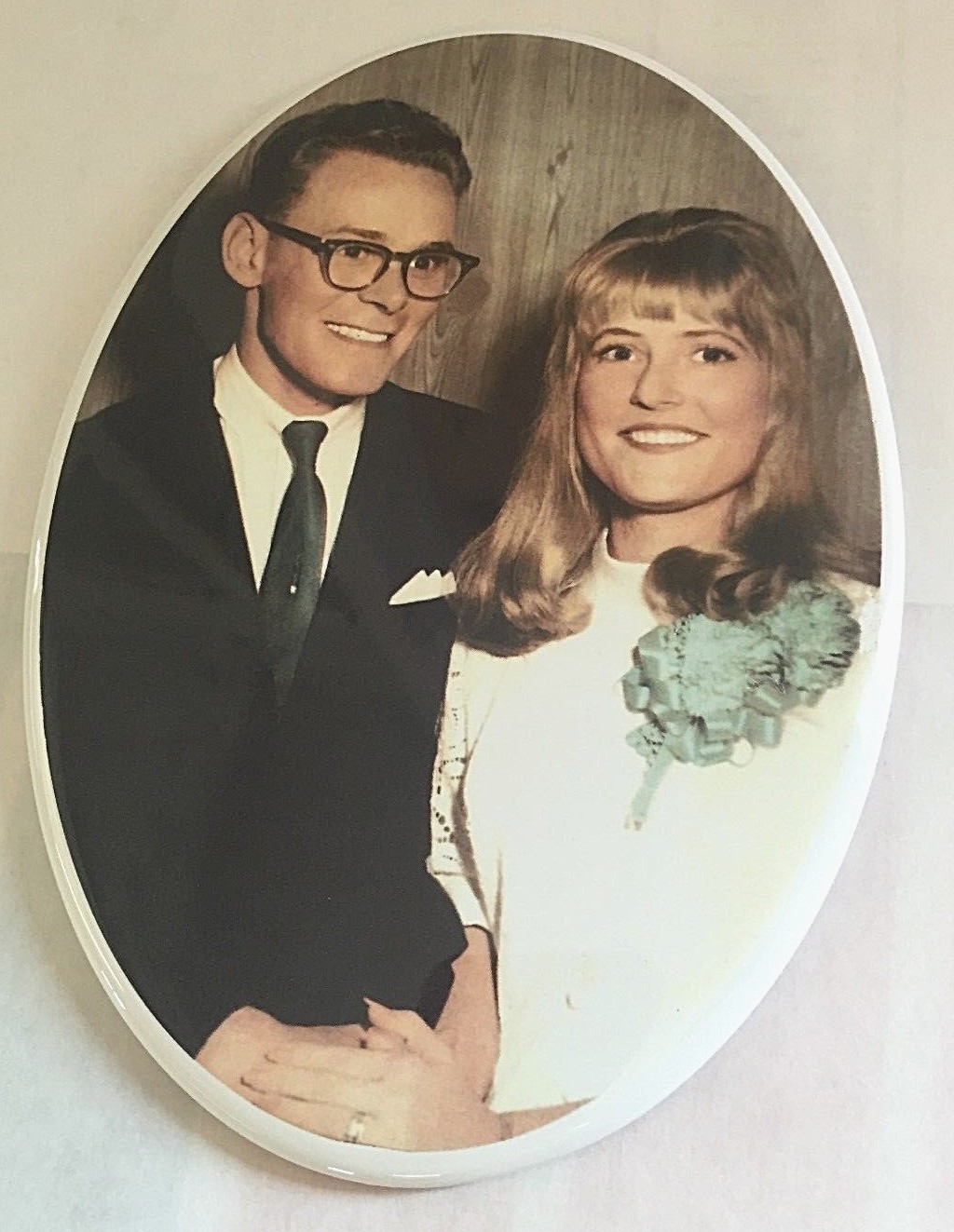 4.35″ x 6″ Porcelain Ceramic Photo Headstone Picture Outdoors Cemetery