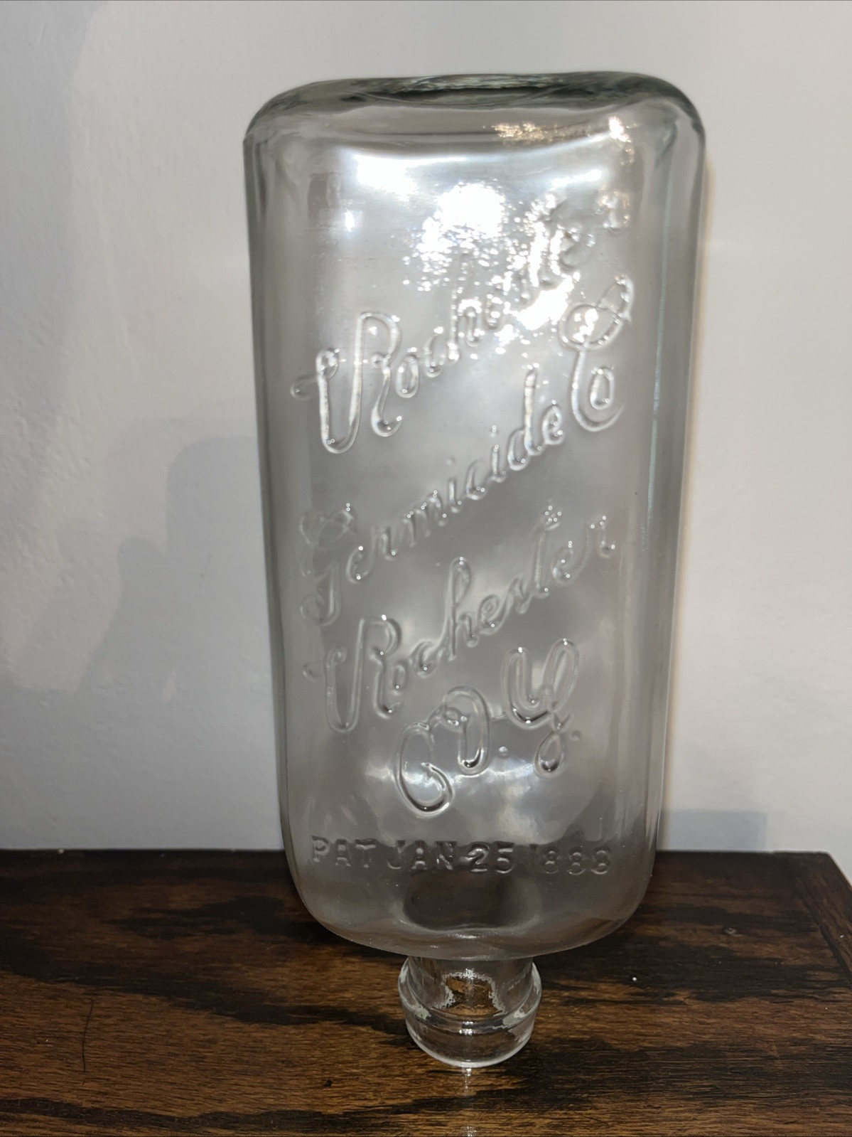Vintage Rochester Germicide Co Embalming Fluid Bottle – Rochester, New York