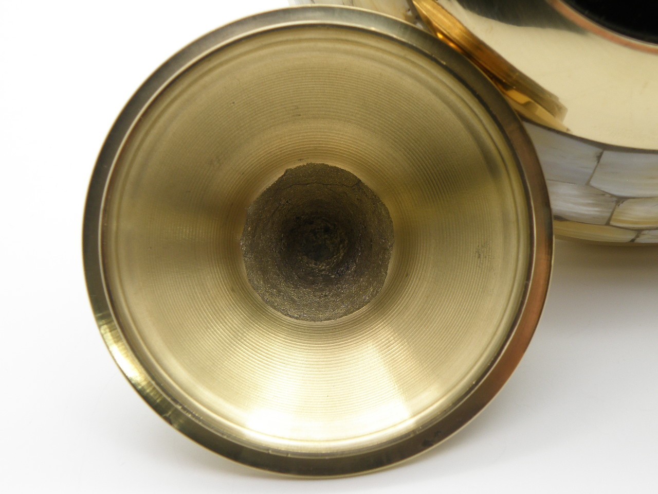 Adult Cremation Urn MOTHER OF PEARL 30-A-595 by TerryBear Inc Brass 200 cu”