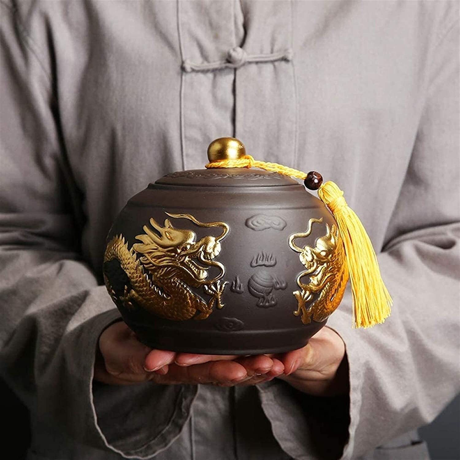 6.1″ Cremation urn Memorial Urn Ceramic Cremation Urns for Human Ashes or Pet
