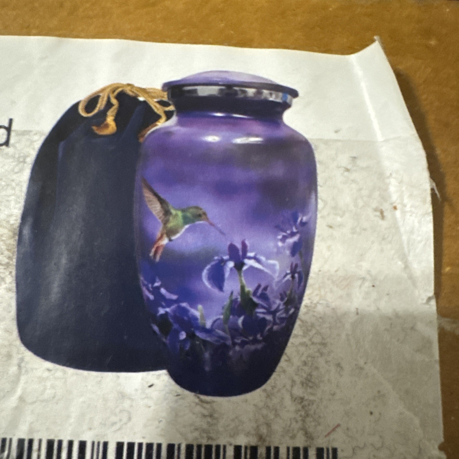Trupoint Memorials Hummingbird Adult Large Urn for Human Ashes New Sealed In Box