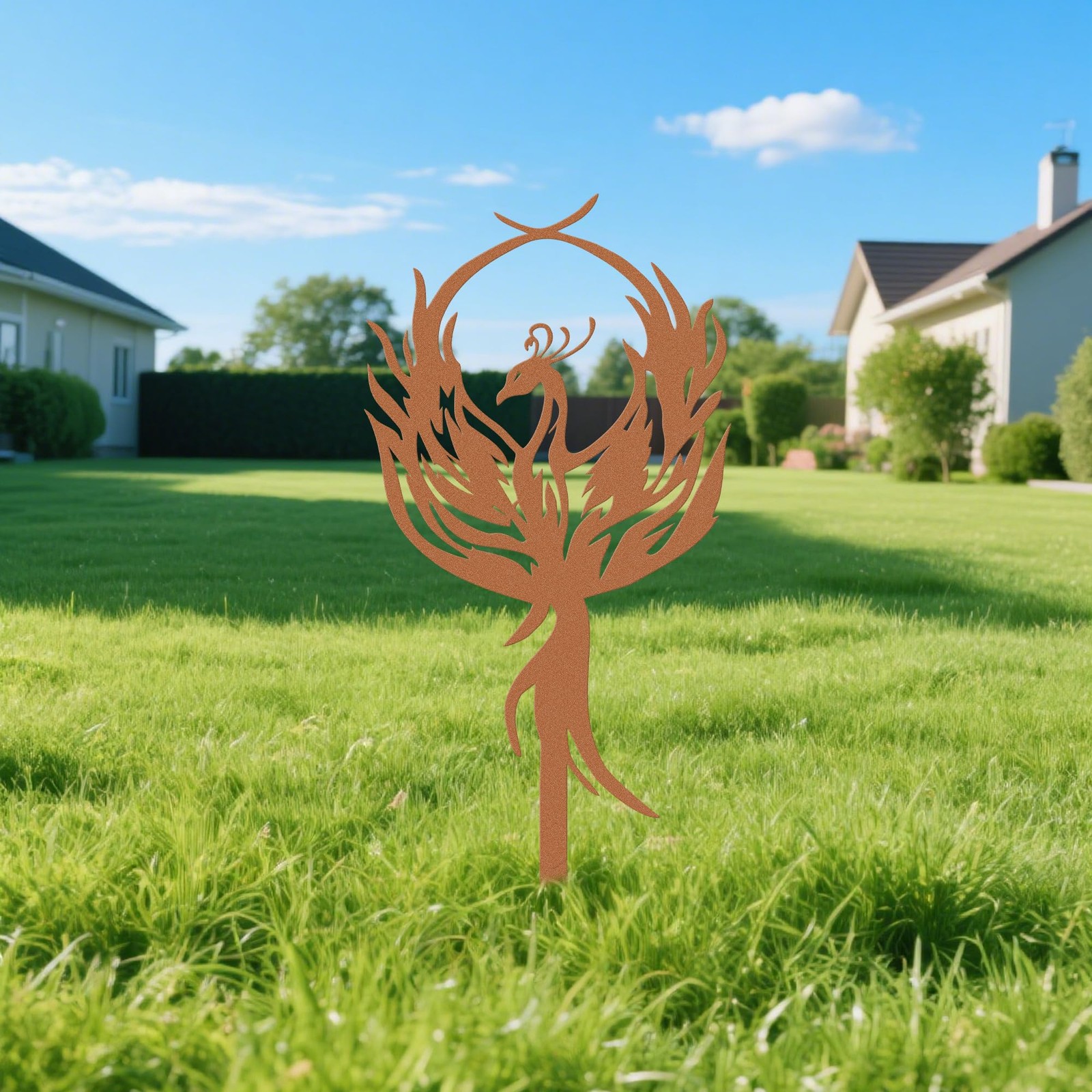 Phoenix Metal Garden Stakes