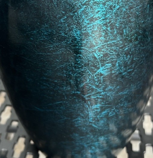 NEW LARGE METAL Alloy CREMATION URN FOR HUMAN ASHES BLUE 10”