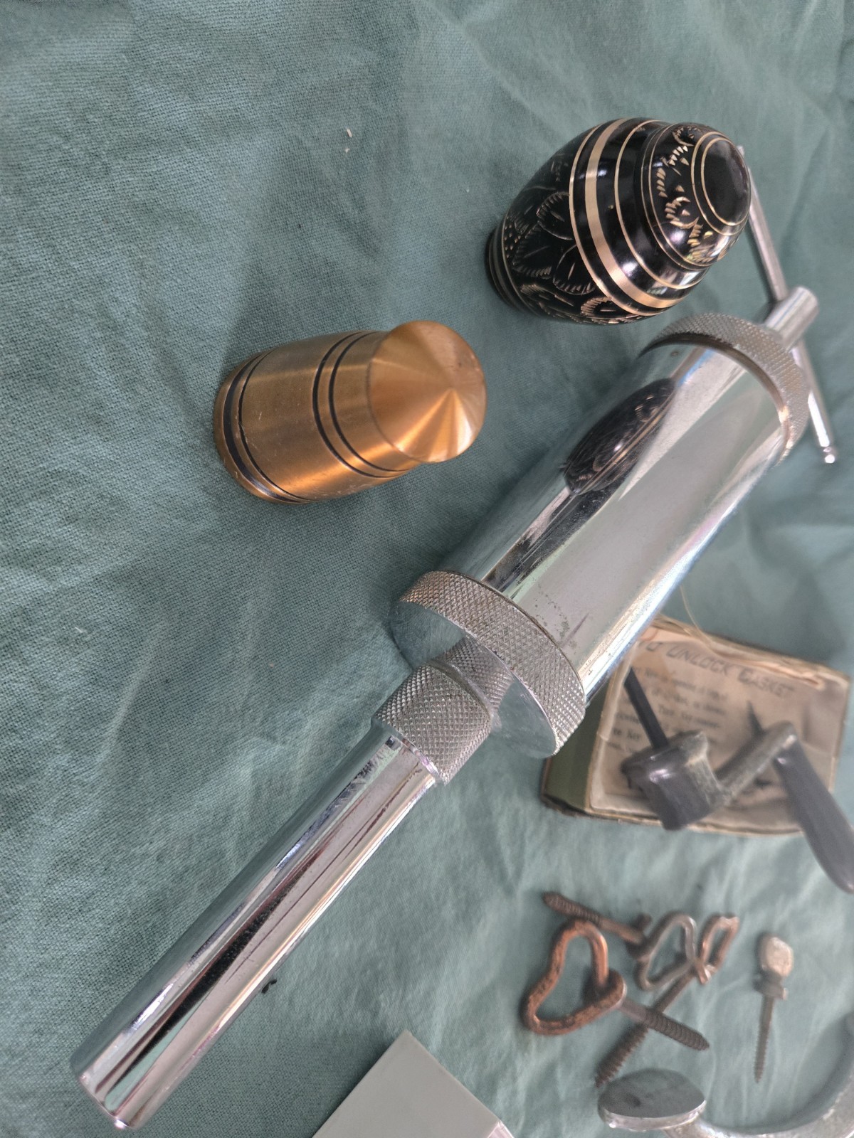 Vintage Lot Of Embalming, Funeral, Creamation, Mortuary Tools Collectable