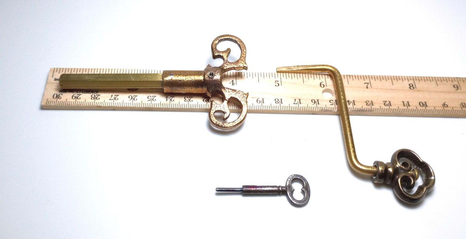 Brass Pocket / Crank Casket Key (Read description)
