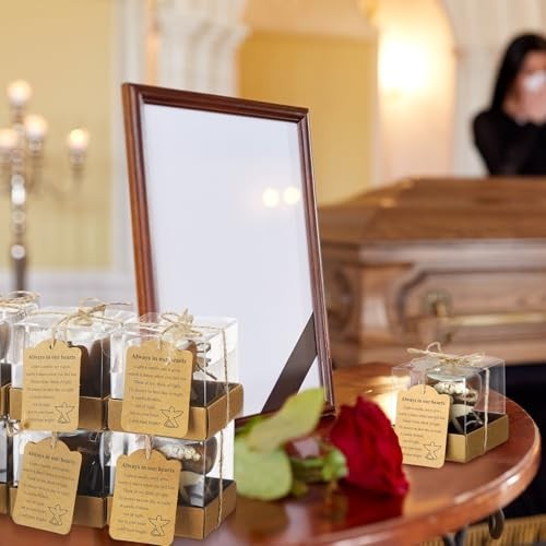 24 Set Memorial Candle Holders – Funeral Keepsakes, Sympathy Gifts, Grief Suppor