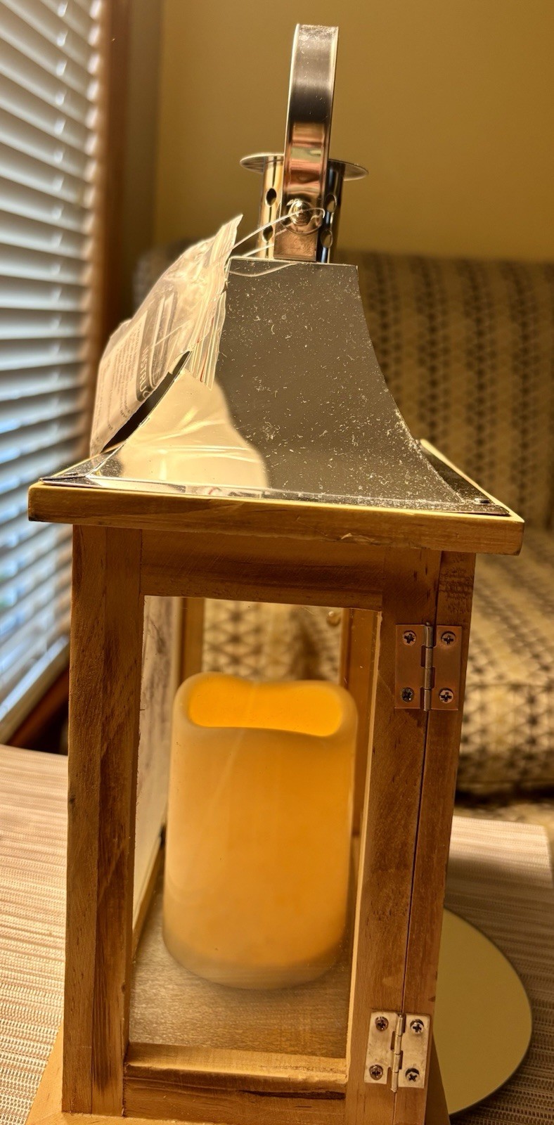 Memorial Remembrance Flickering Lighted Candle. New With Tags. General Loss