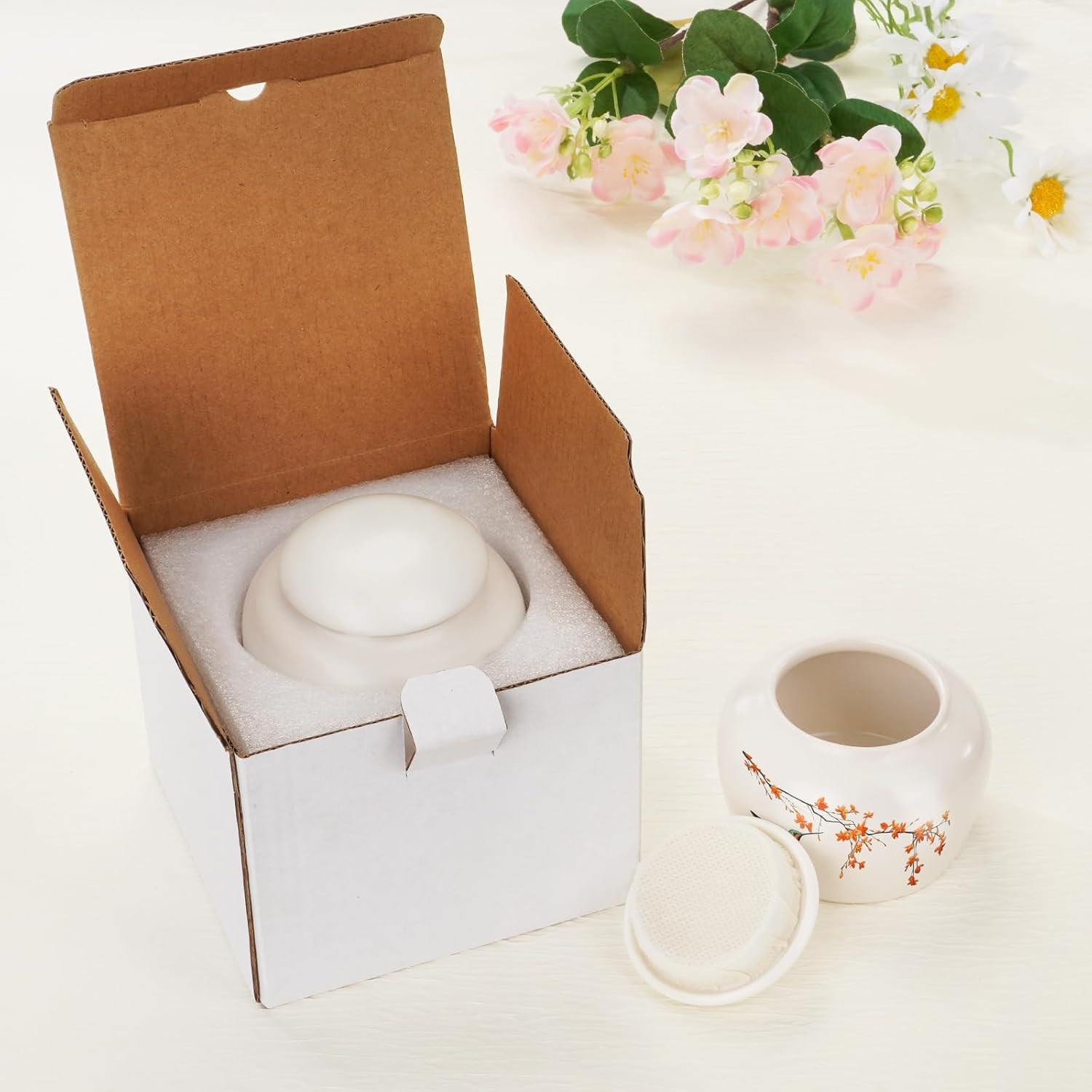 Small Urns for Human Ashes Keepsake Mini Cremation Urns for Ashes Ceramic Cremat