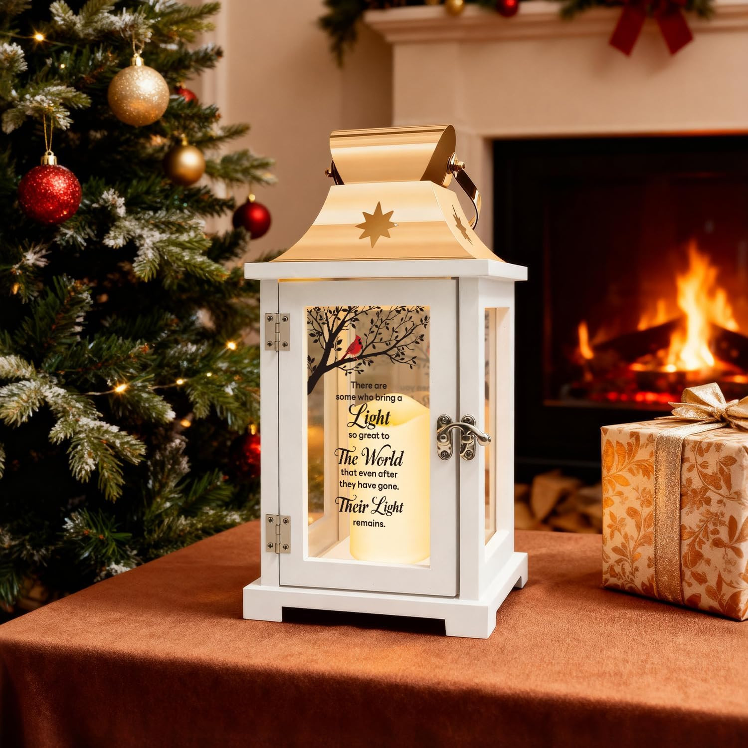 Memorial Lantern – Thoughtful Bereavement Gift for Loss of Loved One, Sympathy a