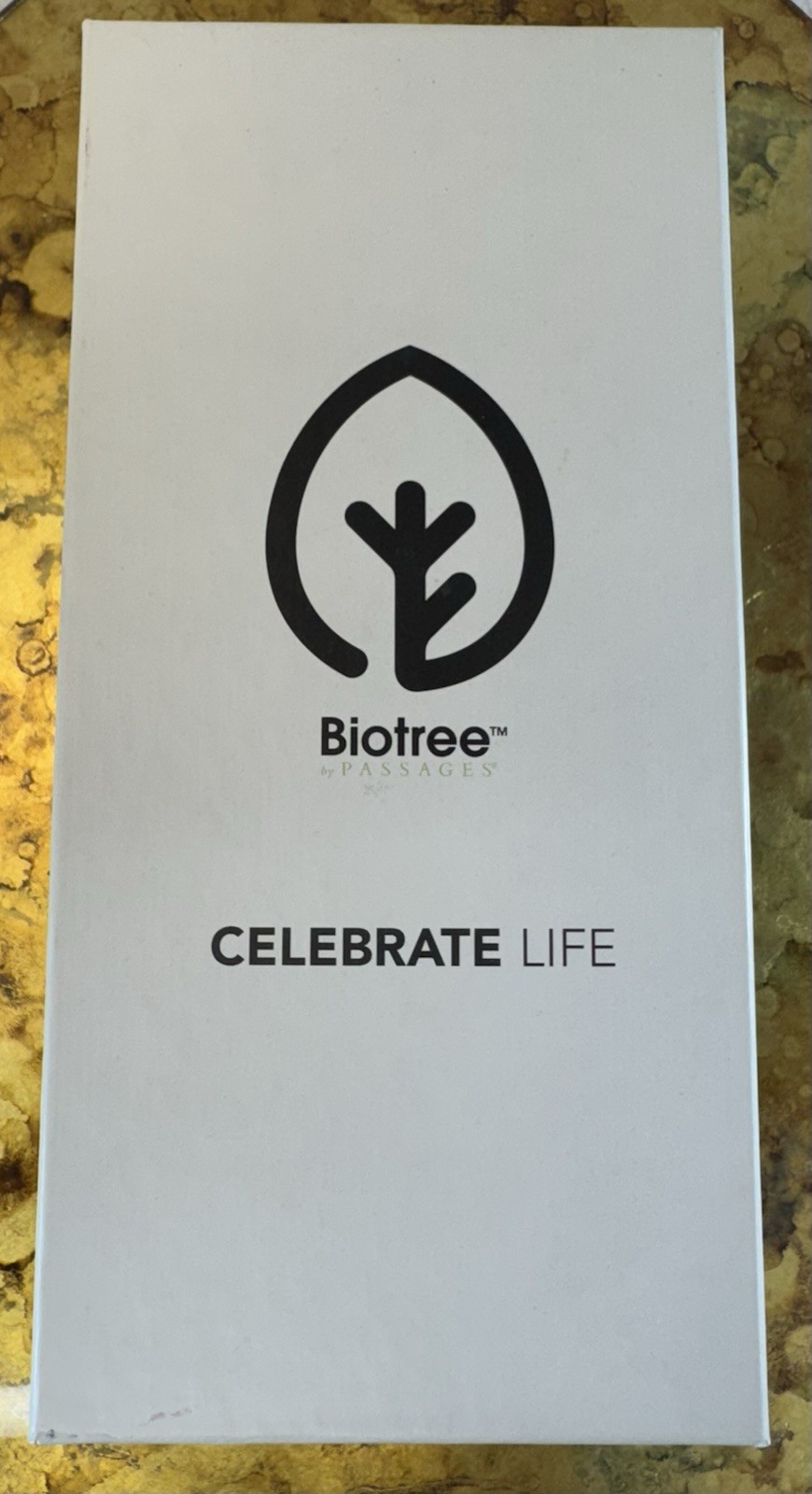 Urn Human Or Animal Urn For Ashes Biotree By Passages Celebrate Life White