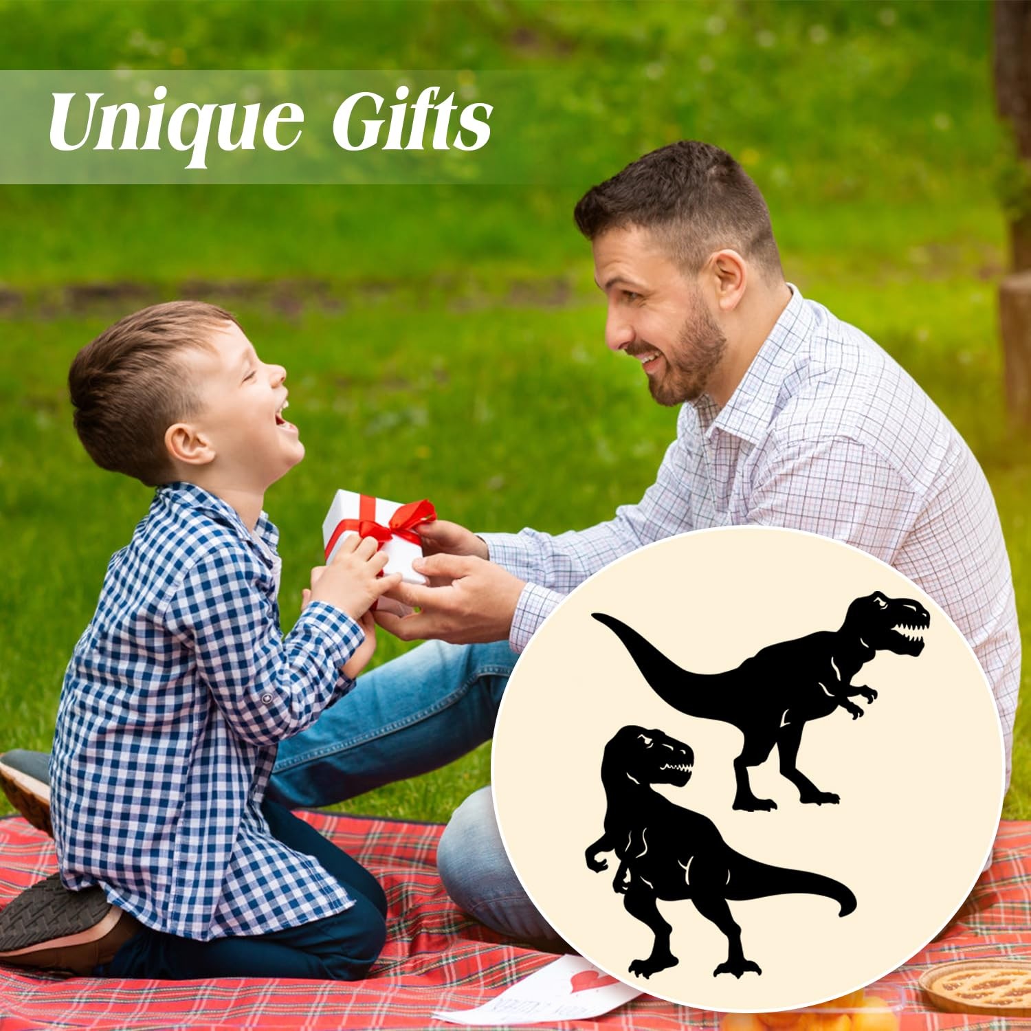 Dinosaur Metal Garden Stakes – Unique Outdoor Decor for Yard and Lawn