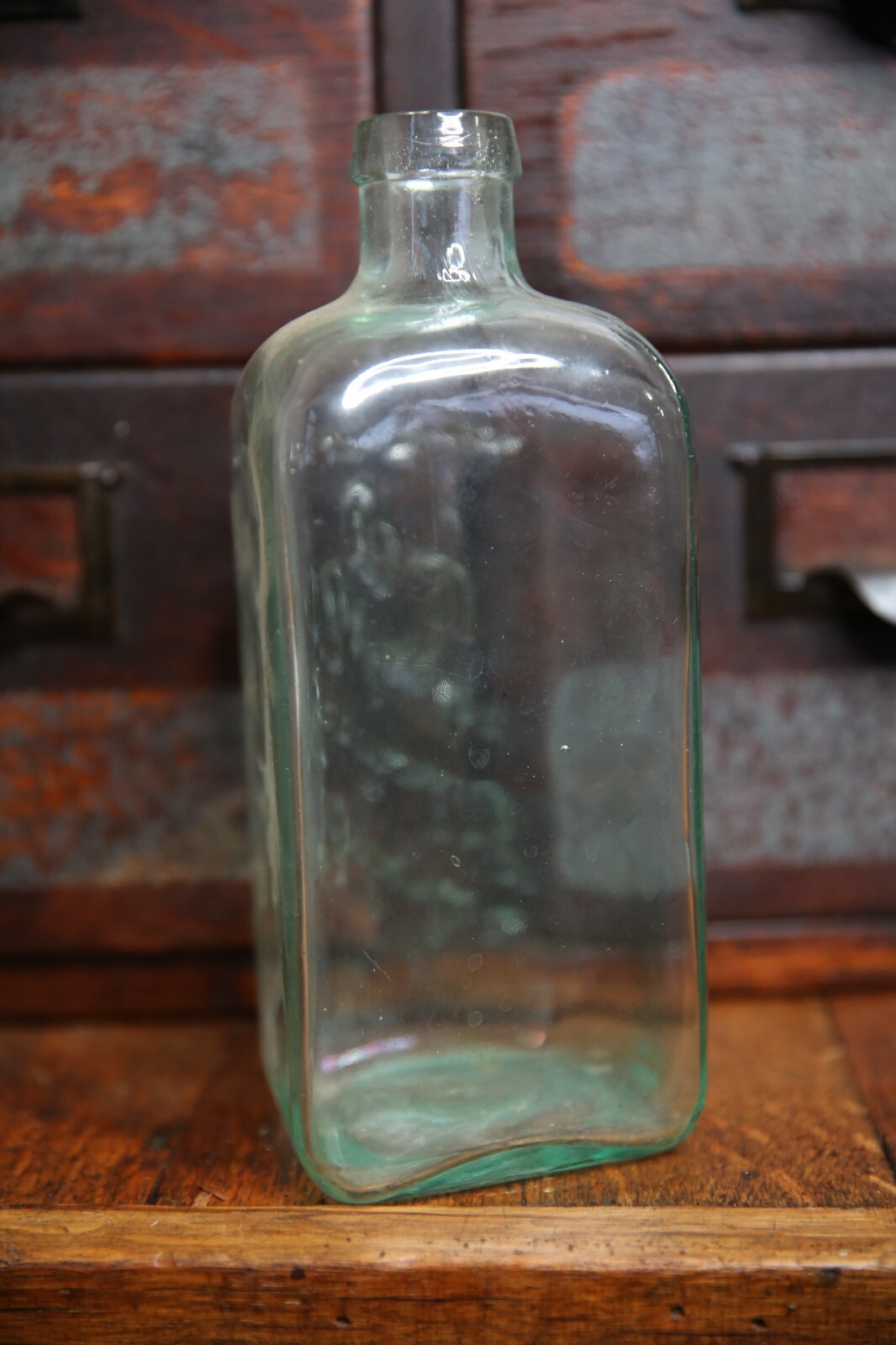 Antique Rochester Germicide Bathroom Soap medical bottle apothecary jar embossed