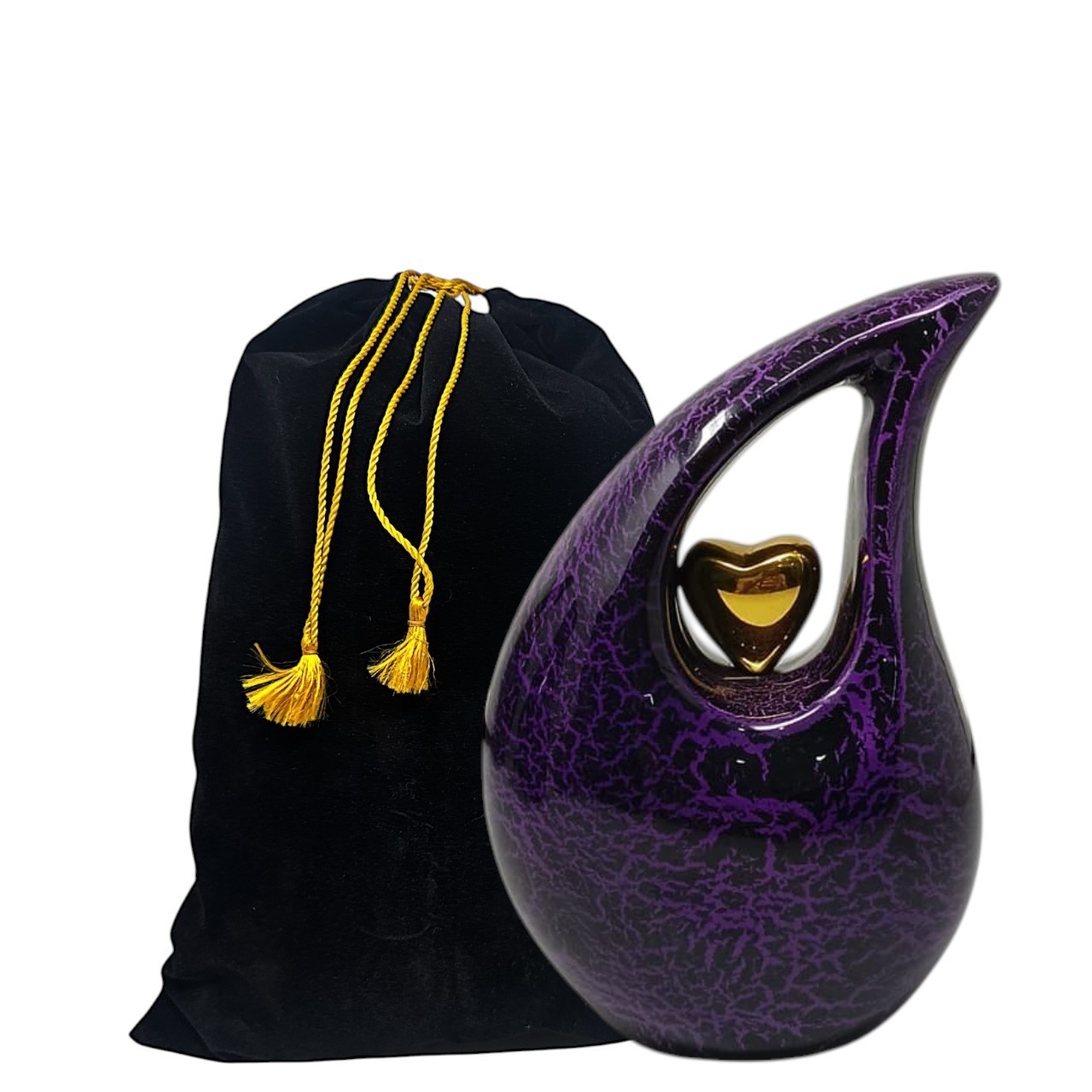 6 INCH Teardrop Cremation Urn for Human Ashes Adult Funeral Urn Memorial Share