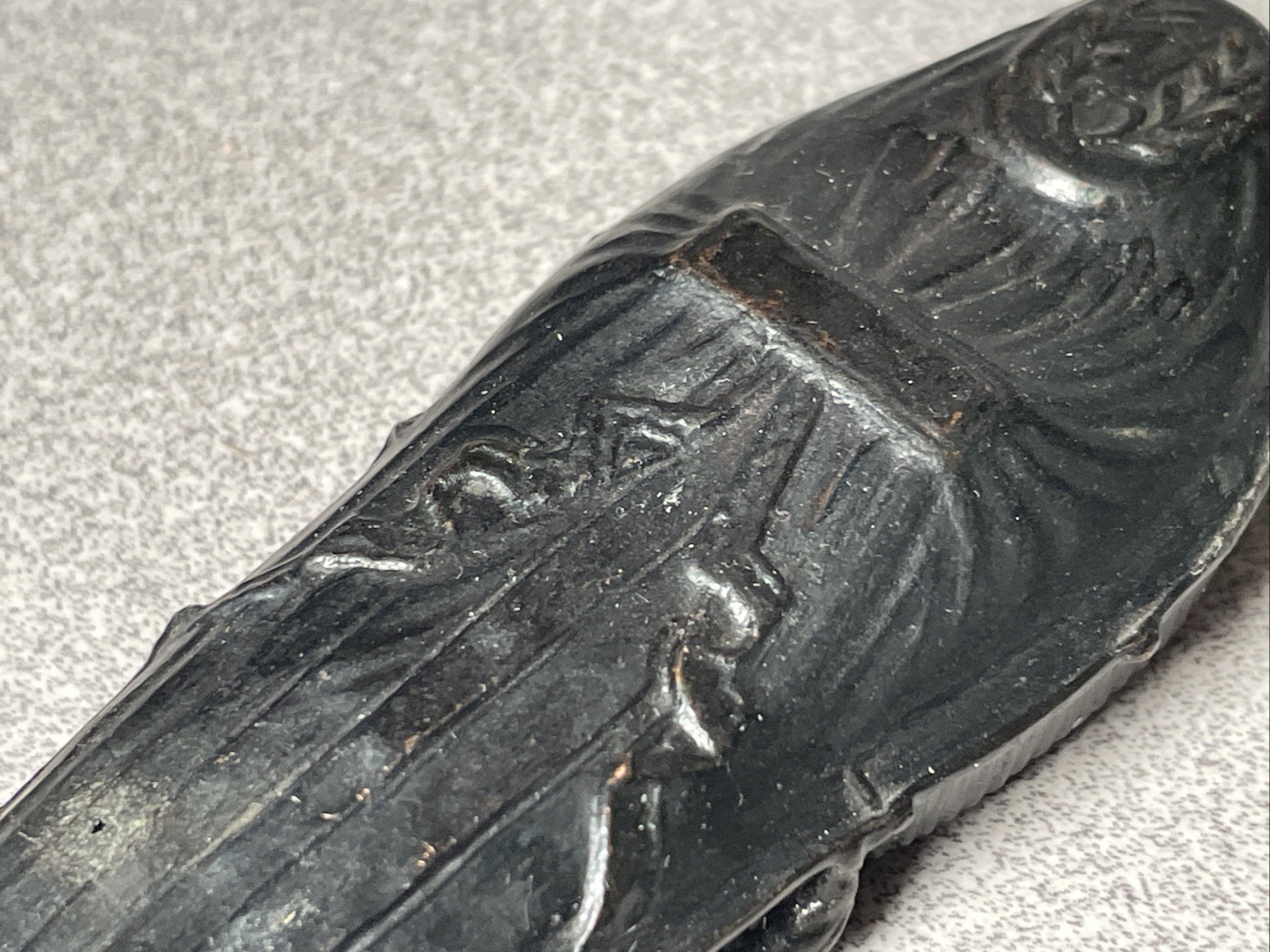 Circa 1853 Crane & Breed Ever-Seal Casket Coffin Promo Paperweight Cincinnati Oh