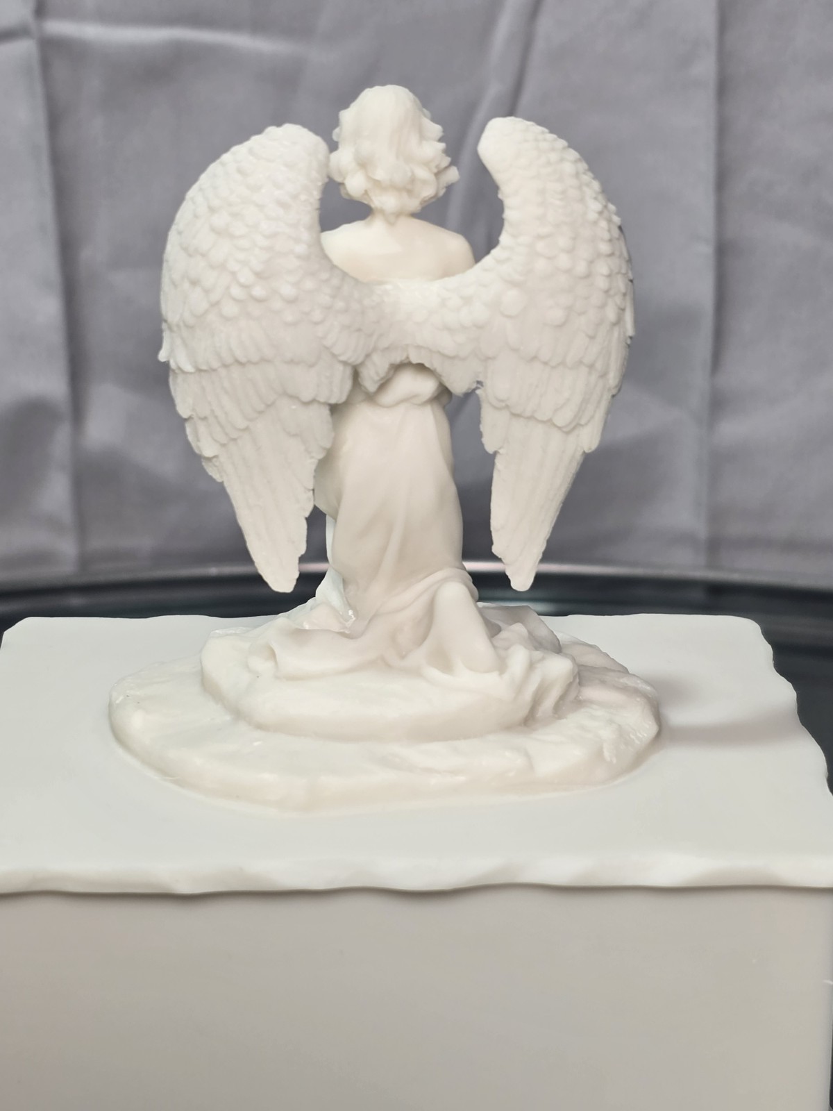 New Small Cast Composite Serene Angel Cremation Urn For Human Ashes