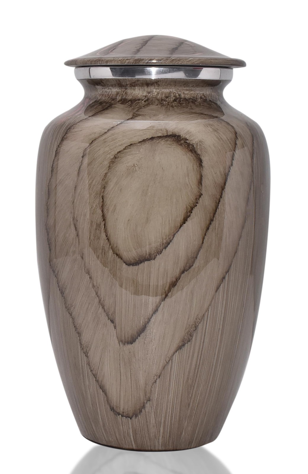 BOLD & DIVINE Wooden Textured Large Cremation Urn | Human Ashes Memorial Urn,…
