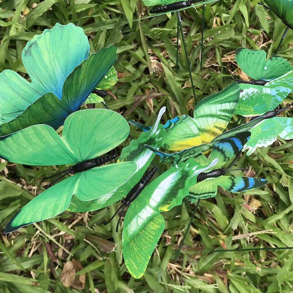 24pcs Waterproof Butterfly Garden Stakes for Outdoor Indoor Home Decor