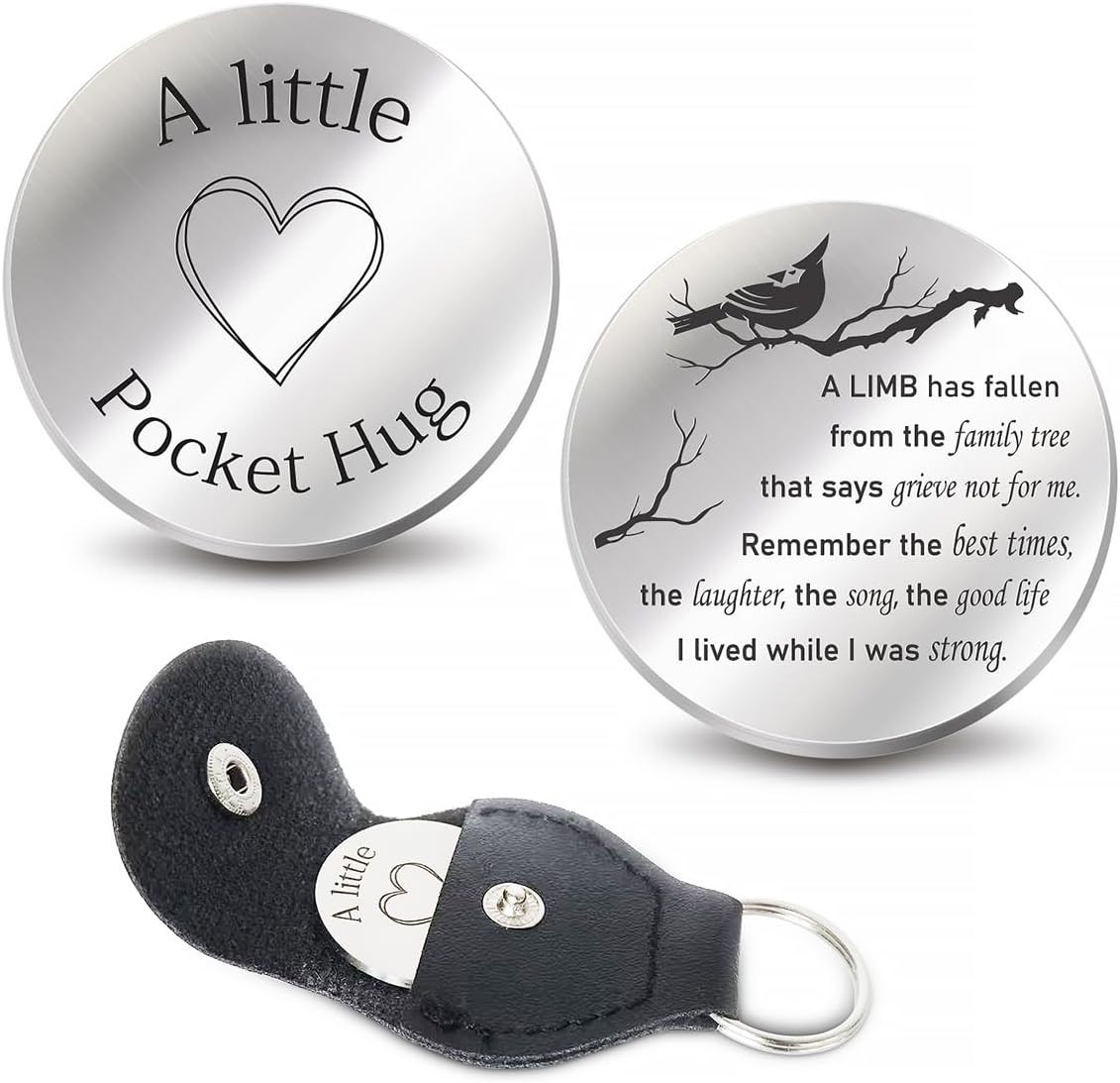 Memorial Pocket Hug Token Sympathy Gift for Loss of Loved One