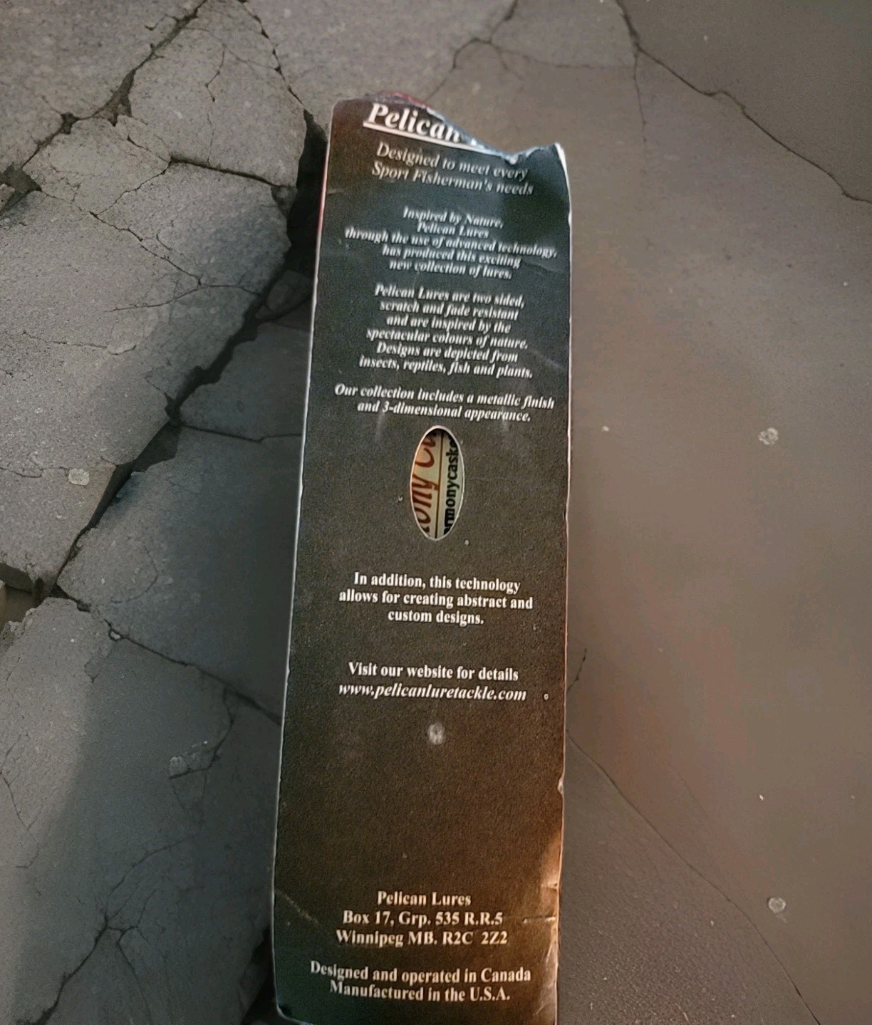 ⚰️ VINTAGE FUNERAL HOME CASKET COMPANY FISHING LURE ADVERTISING MORTUARY PELICAN