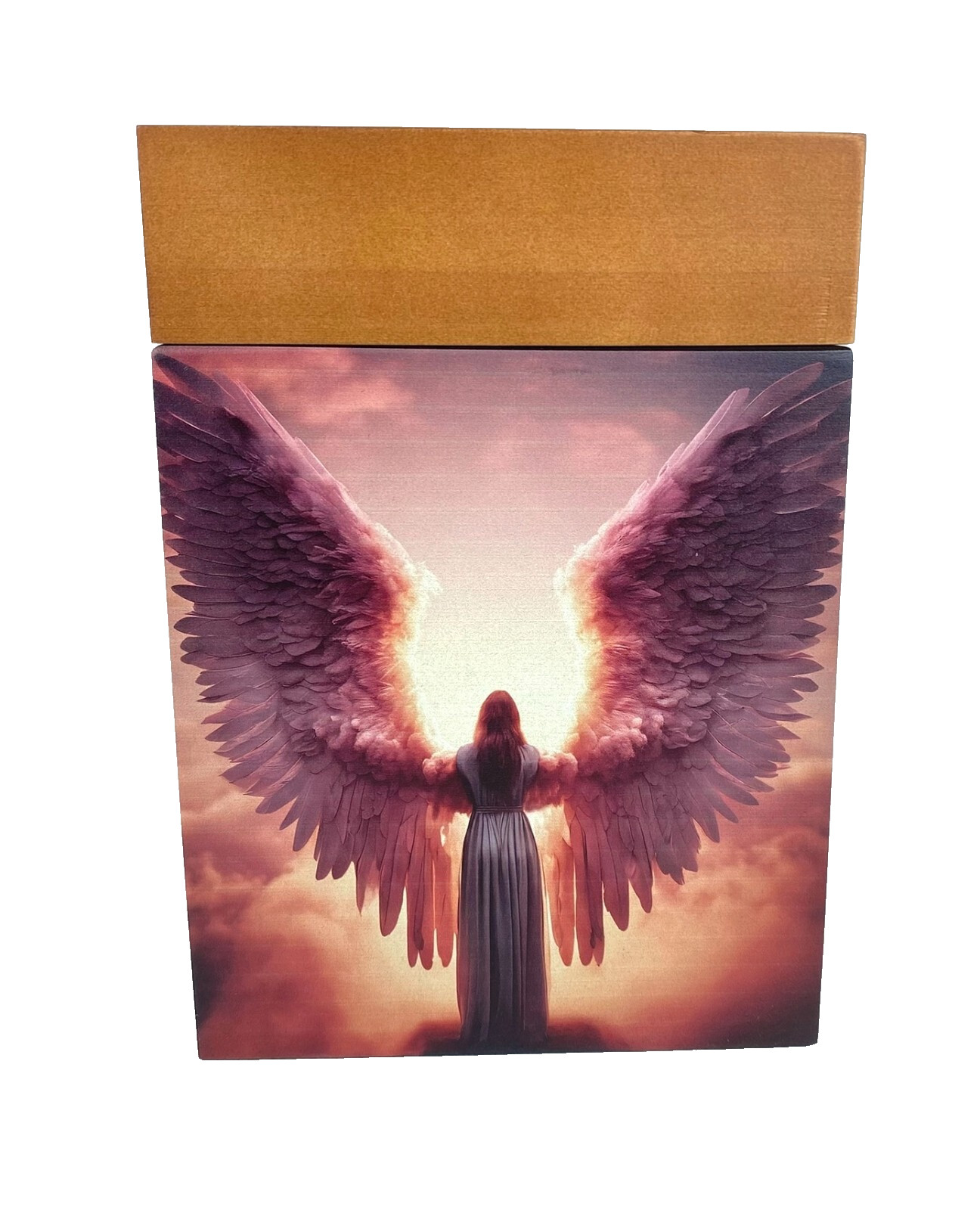 NEW Cremation Urn Container for Human Ashes, Funeral, Angel Large Handcrafted