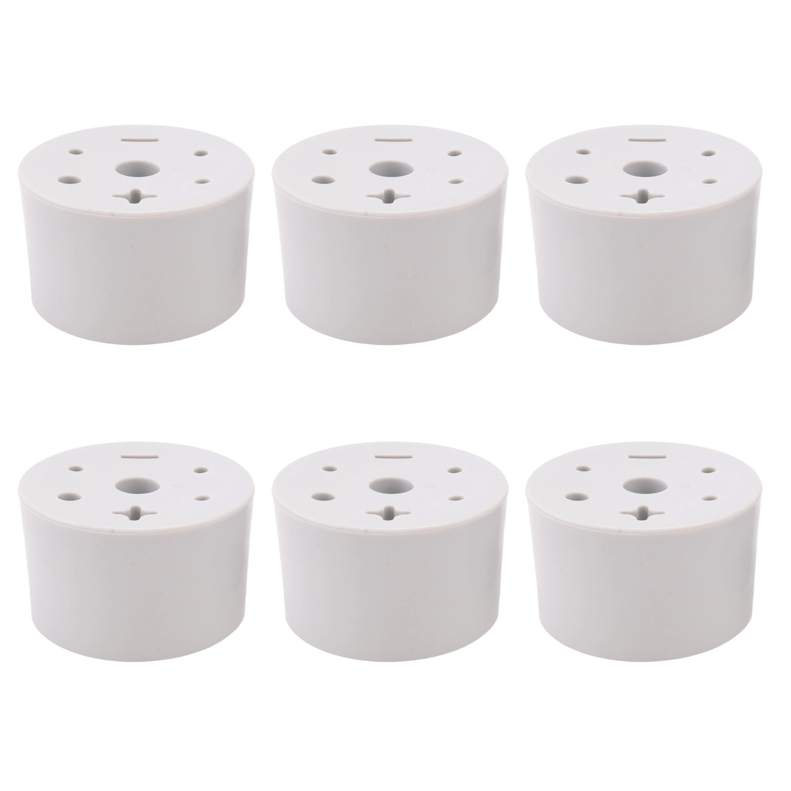 6 Pcs Cemetery Grave Vase Inserts Plastic Cemetery Flowers Holder Bracket6926