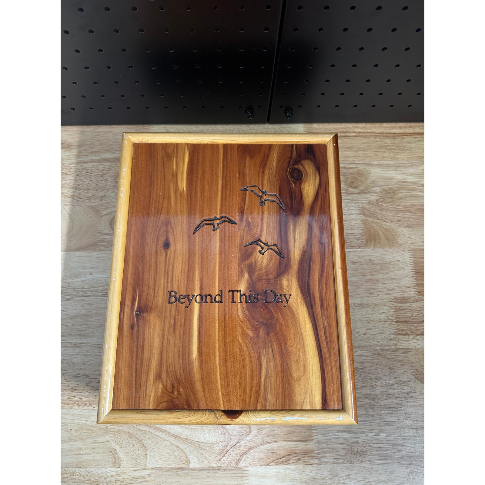 Vintage Bereavement Dove Box Beyond this Day The Way of Hope Memorial Book