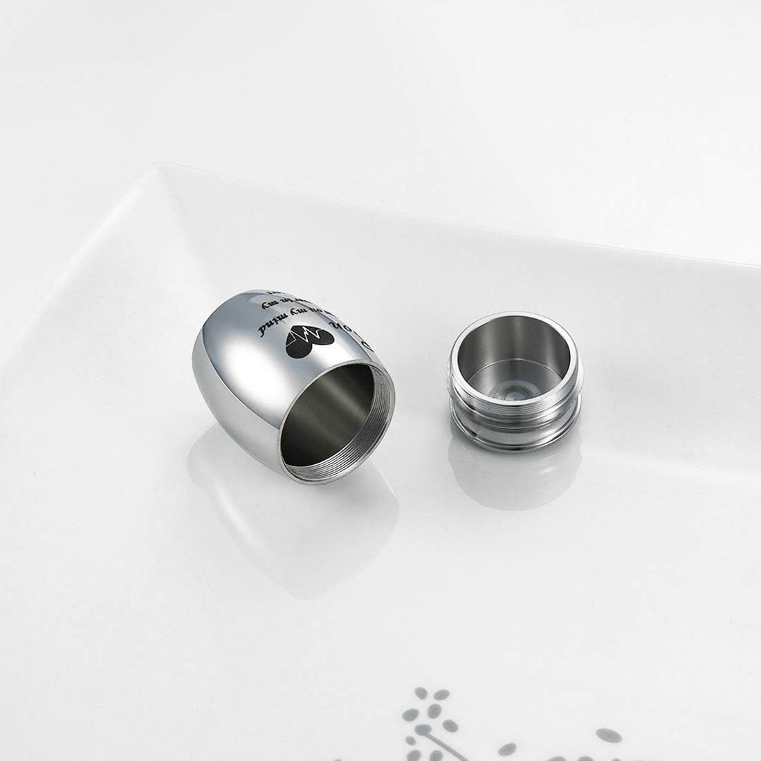 Durable Heart Pattern Mini Cremation Urn – Elegant Stainless Steel Tribute