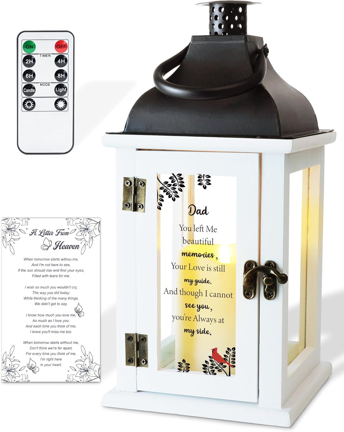 Homemory Memorial Lantern Bereavement Sympathy Gift for Loss of Loved One, Mothe