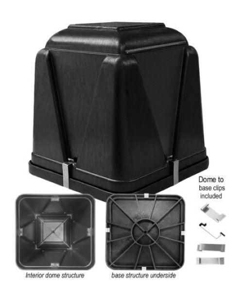 At Peace Memorials Standard White Funeral Cremation Urn Vault – Large 18″