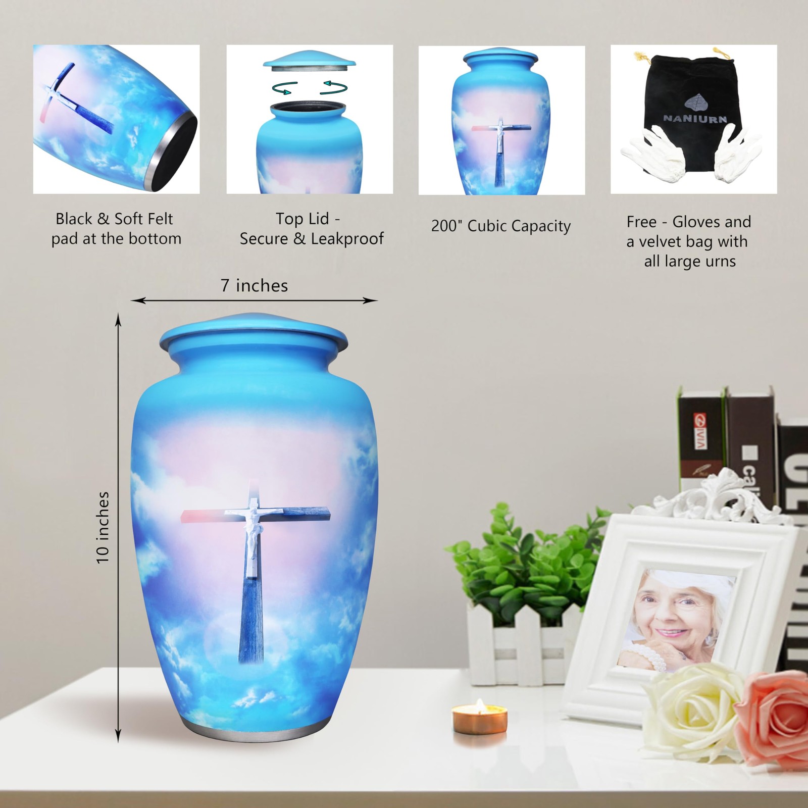 Cremation Urns for Human Ashes Adult Female or Male, Urn for Ashes for Women …