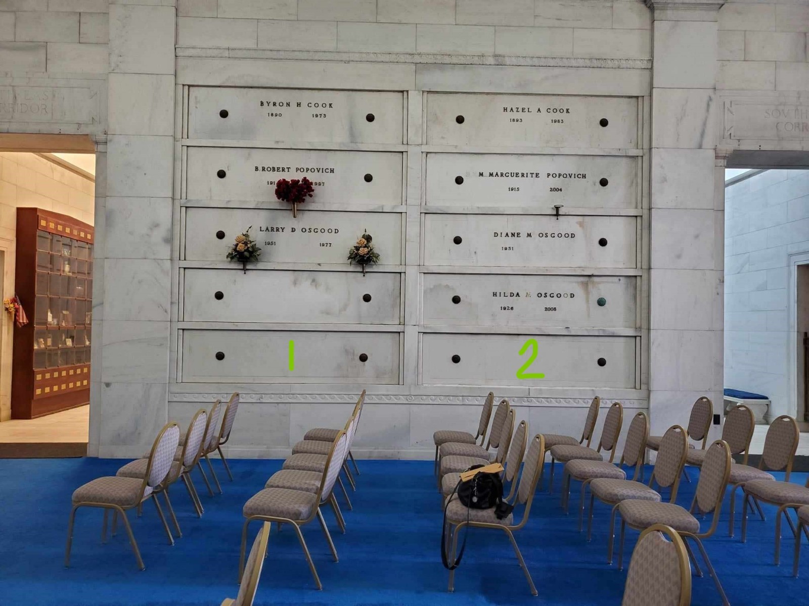 2 Crypts Historical Mausoleum & Chapel Graceland Memorial Park Grand Rapids MI