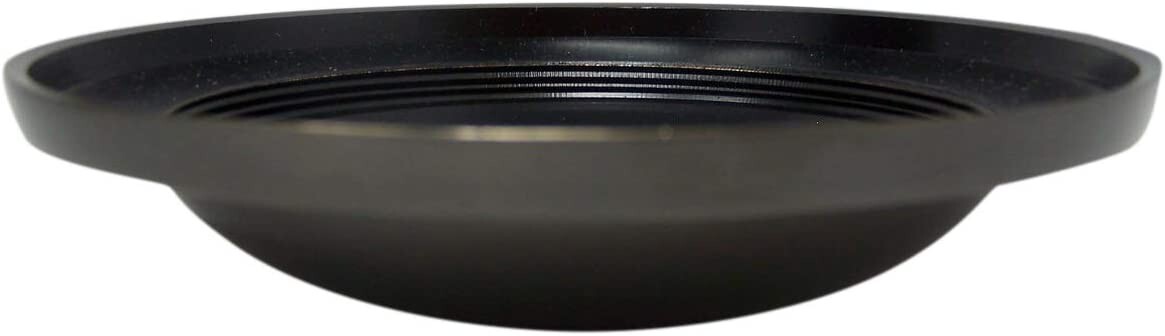 Charcoal Grey Gold Toned Dove Cremation Urn With Screw on Lid For Ashes 10 Inch