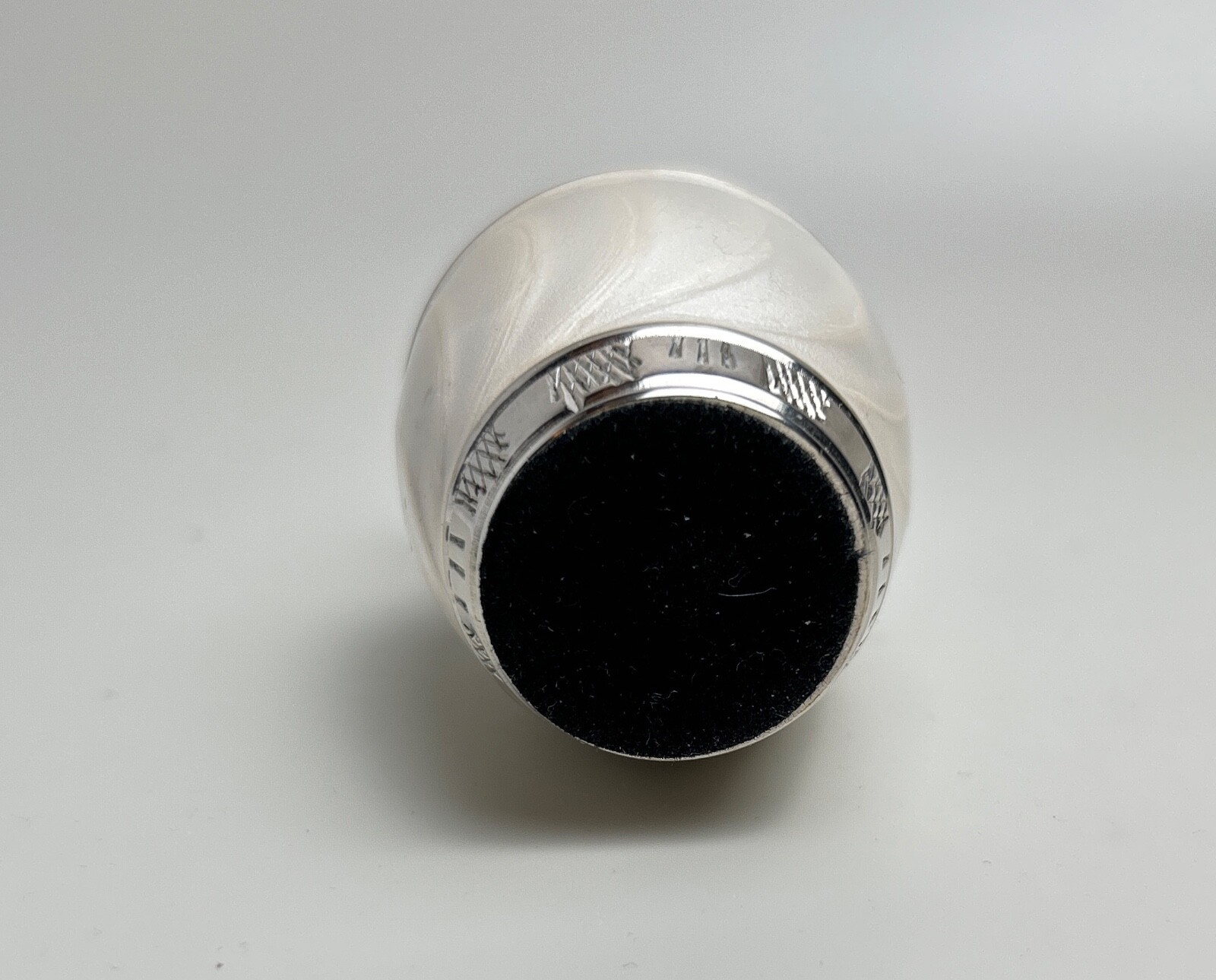 Mini Keepsake Token Urn For Sharing Ashes Mother Of Pearl and Silver Memorial