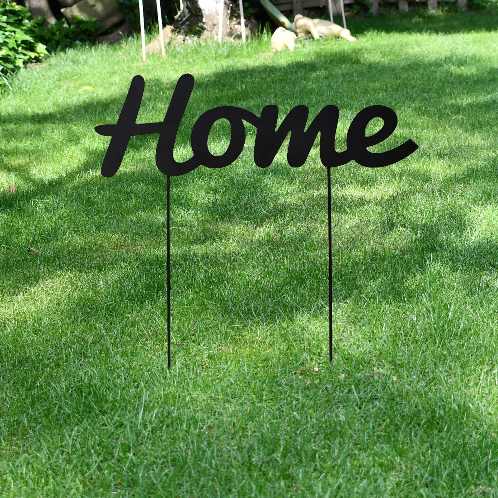 Garden Metal Letters Stakes | Yard Art Sign for Indoor & Outdoor Decor