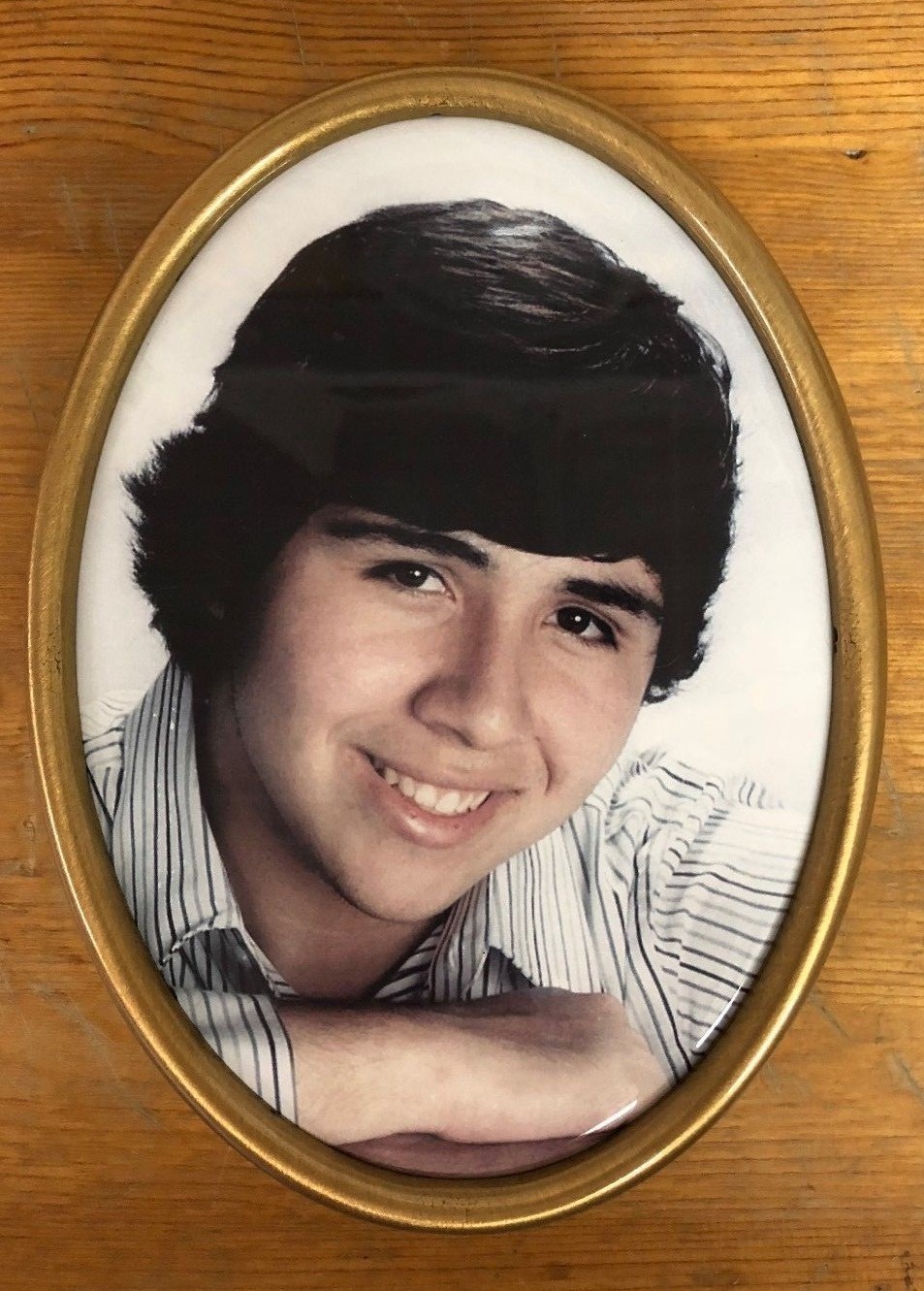 4.25″x 3.5″ Porcelain Photo Picture With Bronze Frame Outdoor Cemetery Headstone