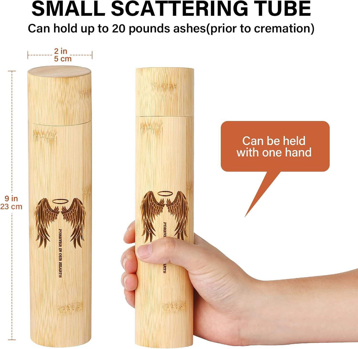 Bamboo Scattering Urns for Human Ashes,Eco Friendly Biodegradable Urn for Human
