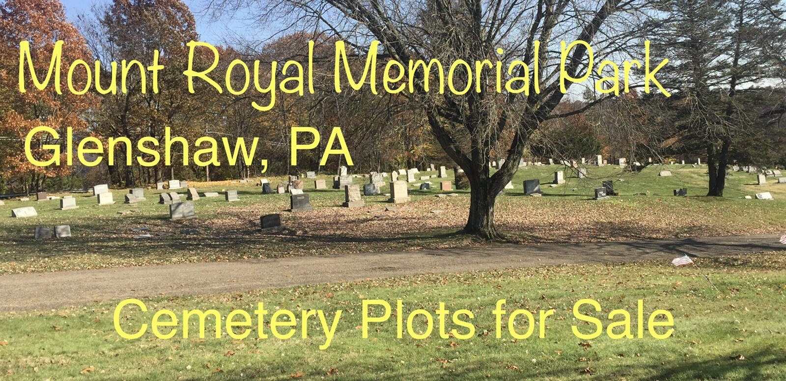 5 CEMETERY PLOTS IN MOUNT ROYAL MEMORIAL PARK CRESCENT PART 3 (Glenshaw, PA)