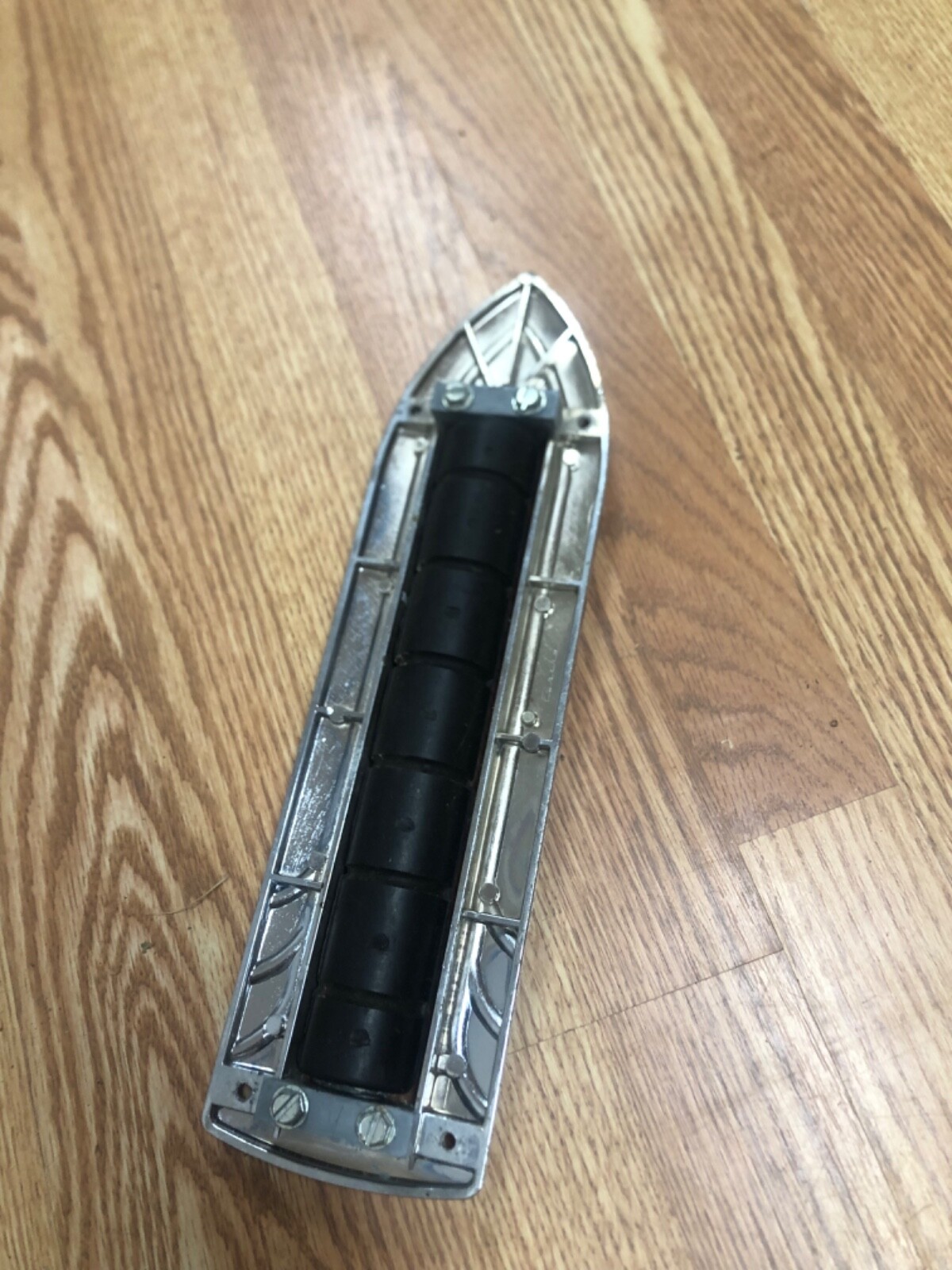 Hearse Casket Roller: single, black, chrome, Buick roadmaster
