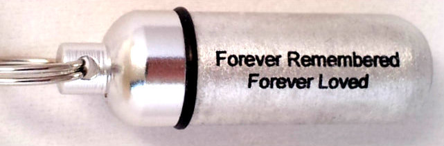 ENGRAVED!! 10 Brushed Silver “Forever Remembered Forever Loved” CREMATION URNS