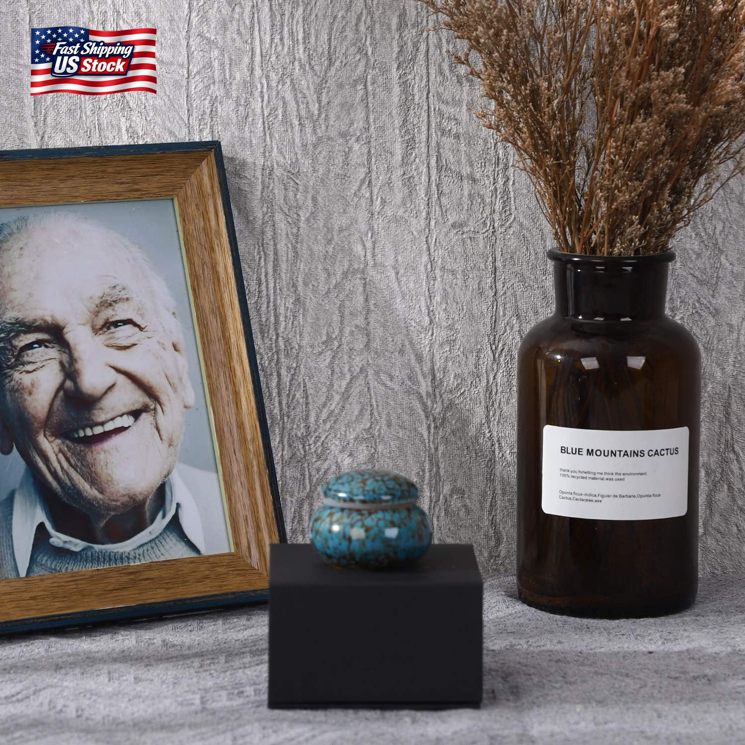 Small Urn for Human Ashes – 1.6” Handicrafted Urn – Beautiful Tiny Keepsake Urn