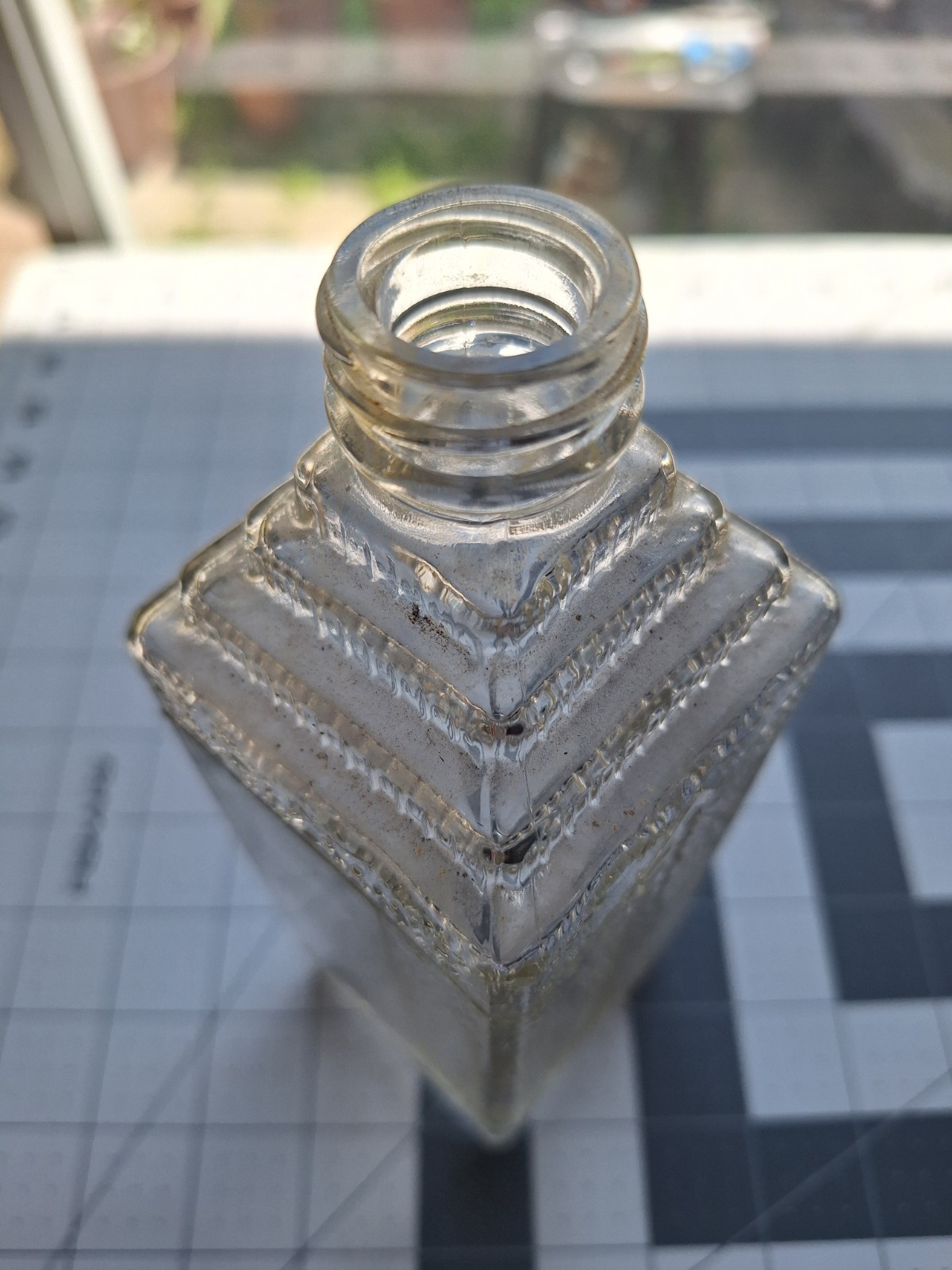 Esco Distinctive Embalming Fluid Glass Bottle Antique Vintage 8 Inch