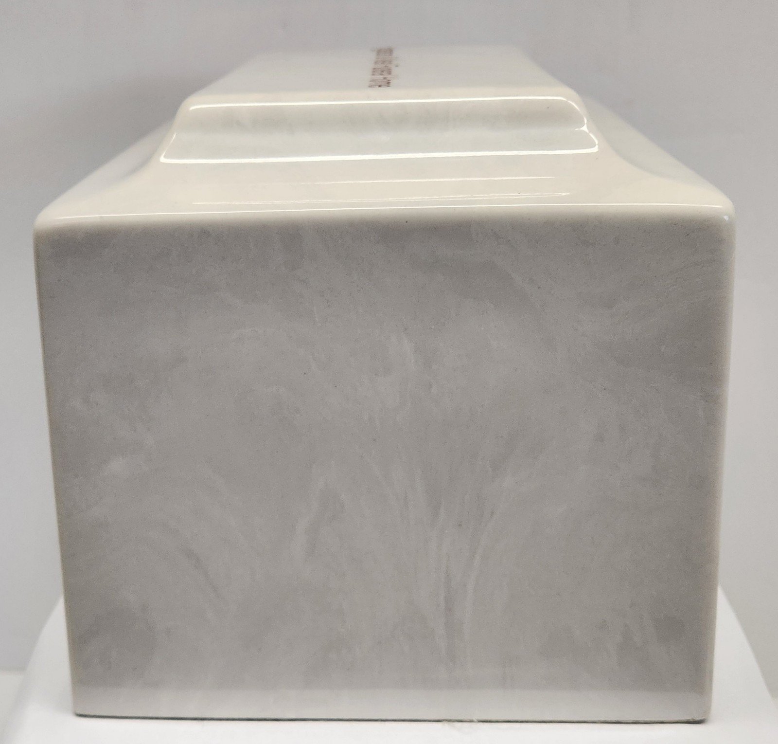 Vtg MacKenzie Marble Urn Casket Vault Salesman Sample Funeral Home Advertising