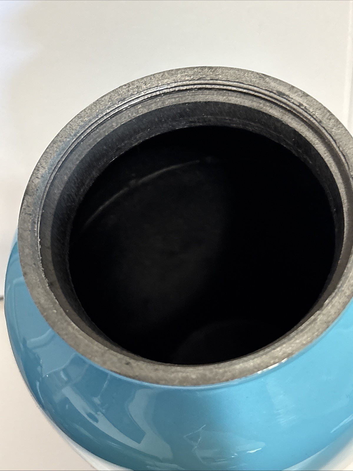 Large Urn For Human Ashes Aluminum Metal Urn 200 Cu In Blue USA Eagle Open Box