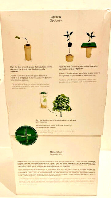Bios Back To Nature Biodegradable Urn With Seed for Loved Ones or Pets