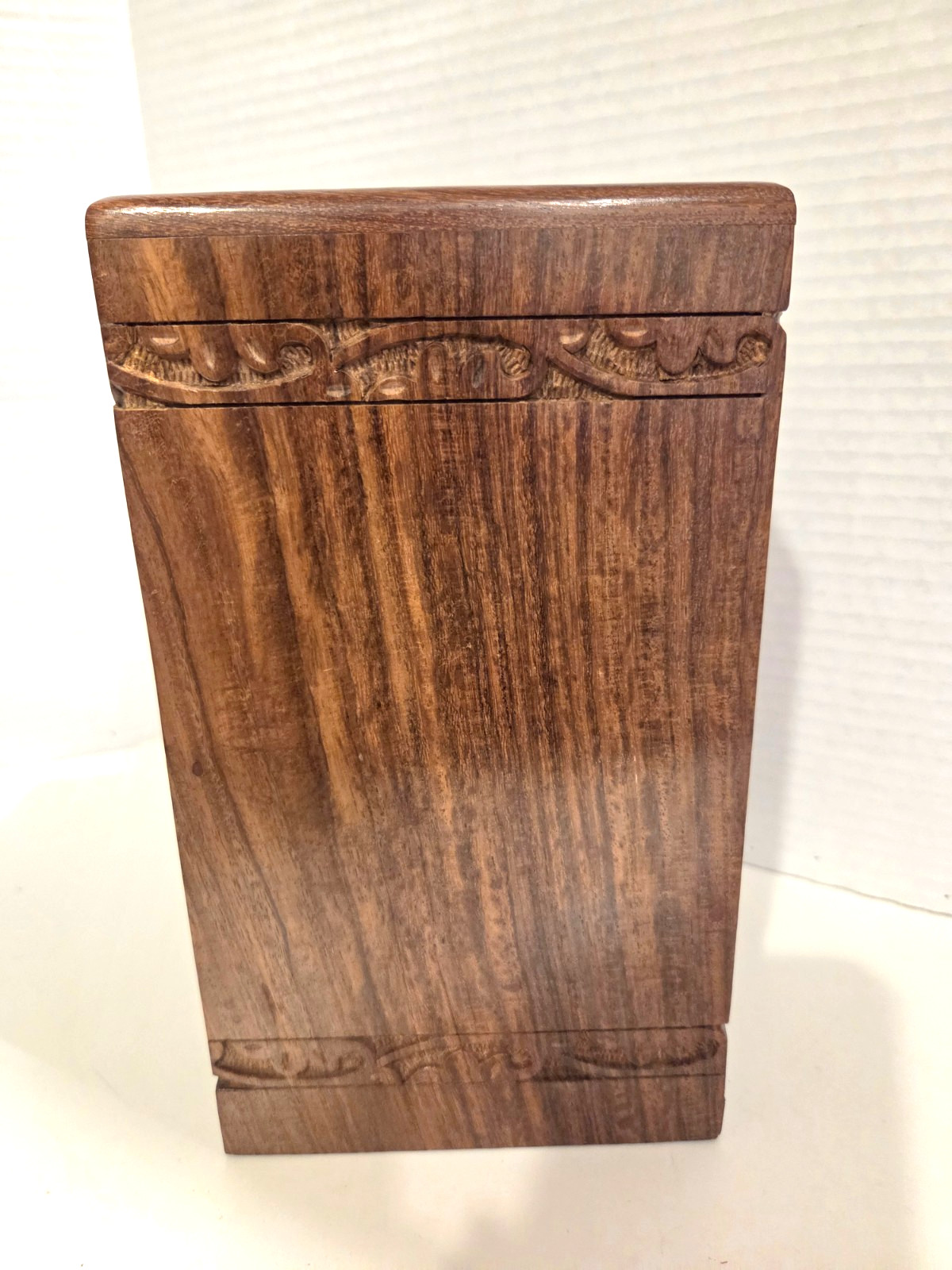 Cremation Urn Hand Carved Rosewood Tree Of Life Design 8.5″ X 4.78″ Adult/Lg Pet