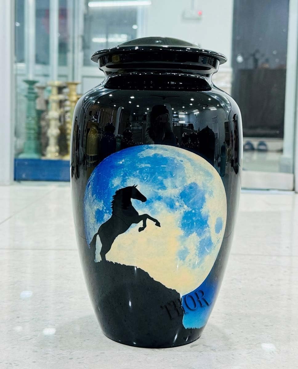 Cremation Animals Keepsake Urn Marble Finish Keepsake Cremation Urn for Ashes Me