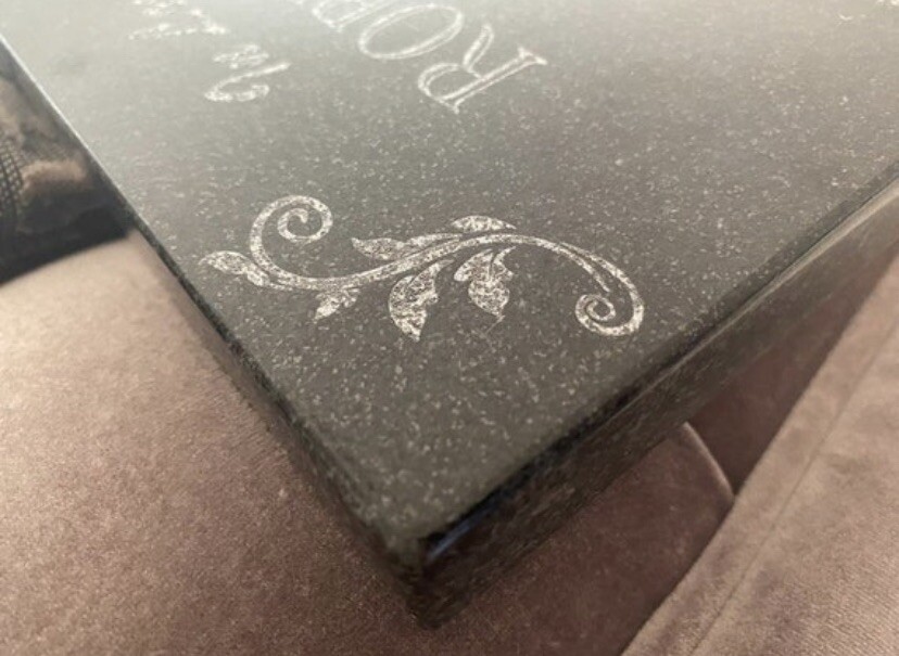 Memorial Stone for Mom Dad, Personalized In Loving Memory Stone