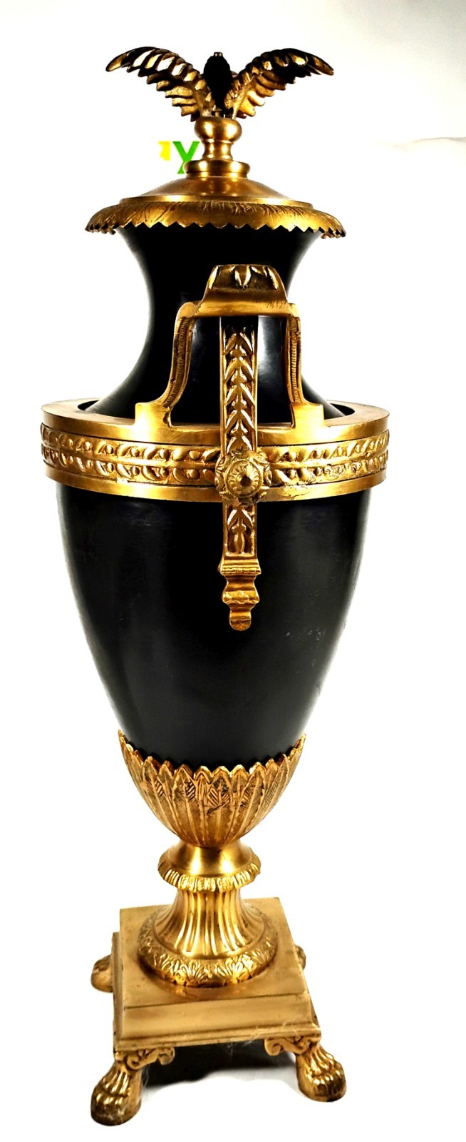 Zeckos 20 Inch Tall Brass Urn Design Finial