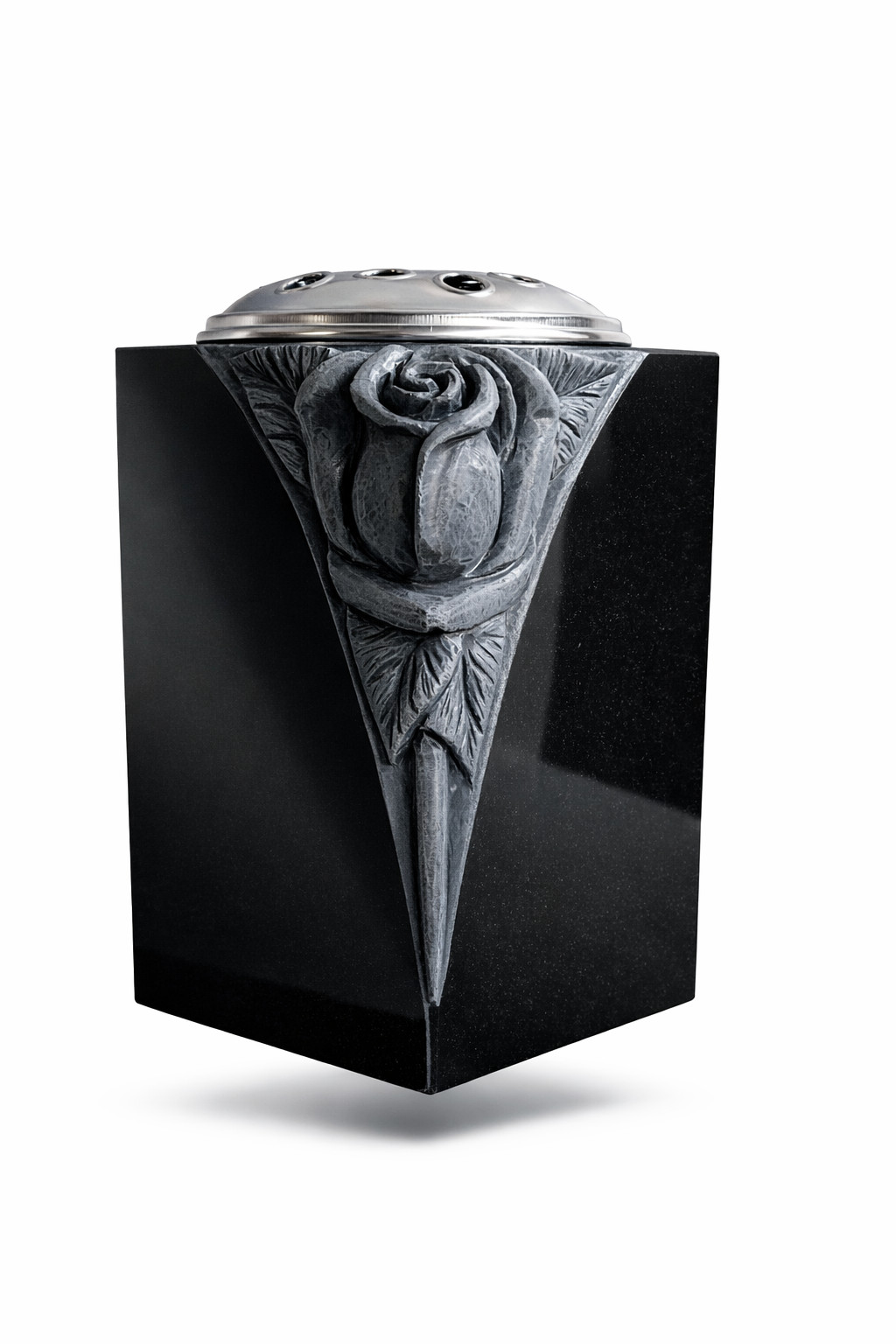 Engraved Personalised Granite Memorial Grave Vase Memorial Stone Cemetery Marker